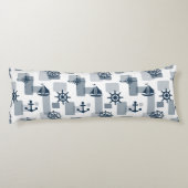 Coussins Longs Motif nautique (Dos)