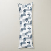 Coussins Longs Motif nautique (Dos (Vertical))