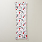 Coussins Longs Motif nautique sans voile (Devant (Vertical))