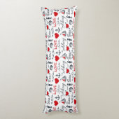 Coussins Longs Motif nautique sans voile (Dos (Vertical))