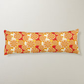 Coussins Longs Motif orange (Dos)