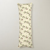 Coussins Longs Motif ornemental vert olive (Dos (Vertical))