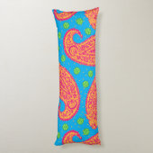 Coussins Longs Motif Paisley Coloré (Dos (Vertical))