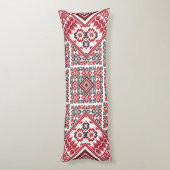 Coussins Longs Motif palestinien de broderie 2 (Dos (Vertical))