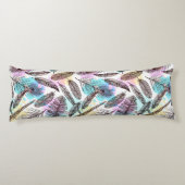 Coussins Longs Motif Peacock Feather (Dos)