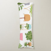 Coussins Longs motif plante (Devant (Vertical))