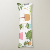 Coussins Longs motif plante (Dos (Vertical))