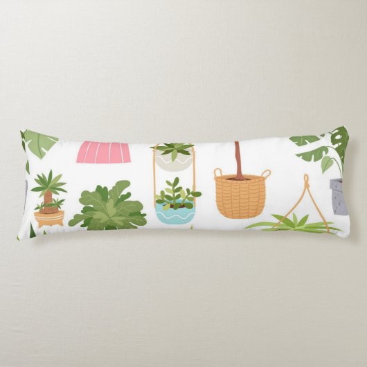 Coussins Longs motif plante (Devant)