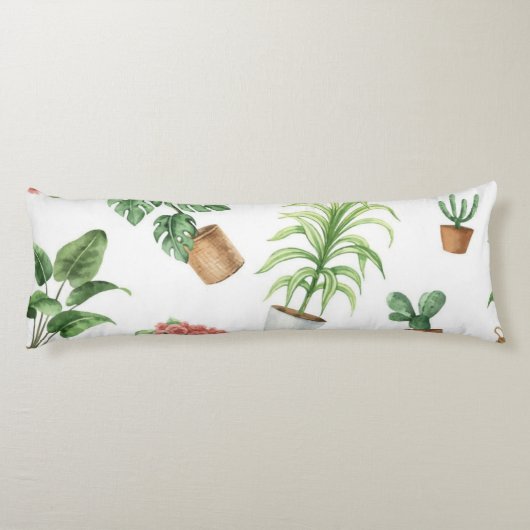 Coussins Longs motif plante (Dos)