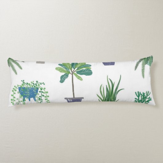 Coussins Longs motif plante (Dos)