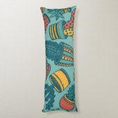 Coussins Longs motif plante (Dos (Vertical))