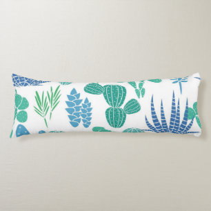 Coussins Longs motif plante