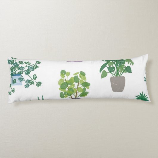 Coussins Longs motif plante (Dos)