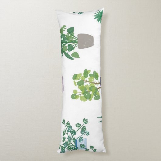 Coussins Longs motif plante (Dos (Vertical))