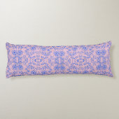 Coussins Longs motif plante A08.b boho. rose BG (Dos)