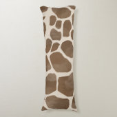 Coussins Longs Motif Poster de animal de Giraffe d'aquarelle (Devant (Vertical))