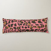 Coussins Longs Motif Poster de animal Leopard Jaguar (Dos)