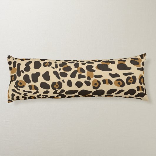 Coussins Longs Motif Poster de animal Leopard Jaguar (Dos)