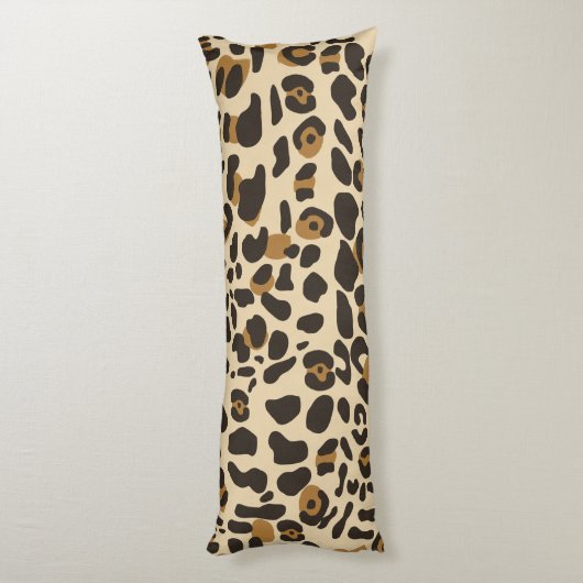 Coussins Longs Motif Poster de animal Leopard Jaguar (Dos (Vertical))