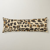 Coussins Longs Motif Poster de animal Leopard Jaguar (Devant)