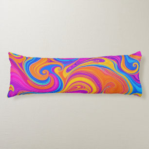 Coussins Longs Motif psychédélique coloré