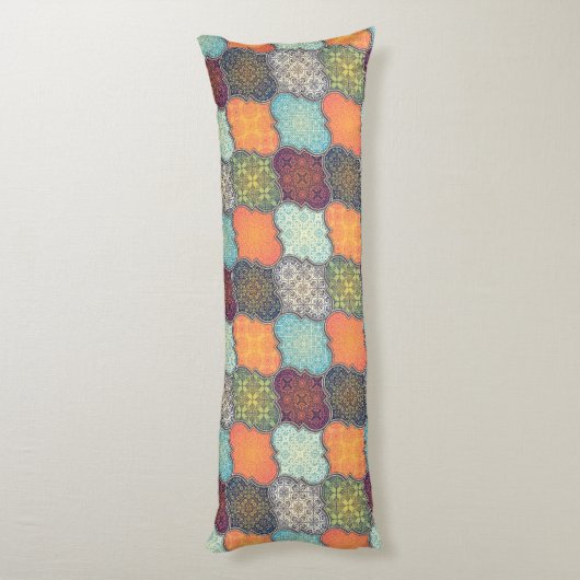 Coussins Longs Motif Quatrefoil (Dos (Vertical))