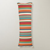 Coussins Longs Motif rayé multicolore (Devant (Vertical))