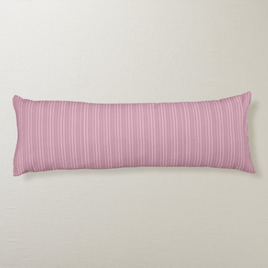 Coussins Longs Motif rayures verticales roses mignon (Dos)