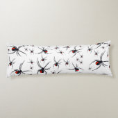 Coussins Longs Motif Red & Black Spider (Dos)