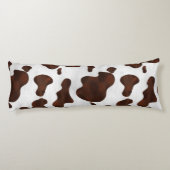 Coussins Longs Motif repéré par cuir occidental de cheveux de (Dos)