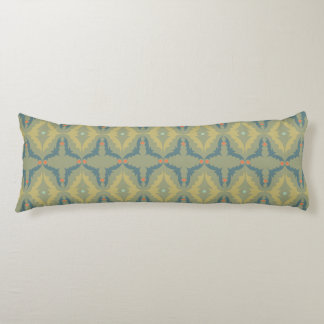 Coussins Longs Motif Rétro Vintage Verdâtre