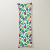 Coussins Longs Motif rond d'enfants de bulles (Dos (Vertical))