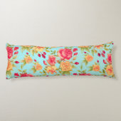 Coussins Longs Motif rose (Dos)