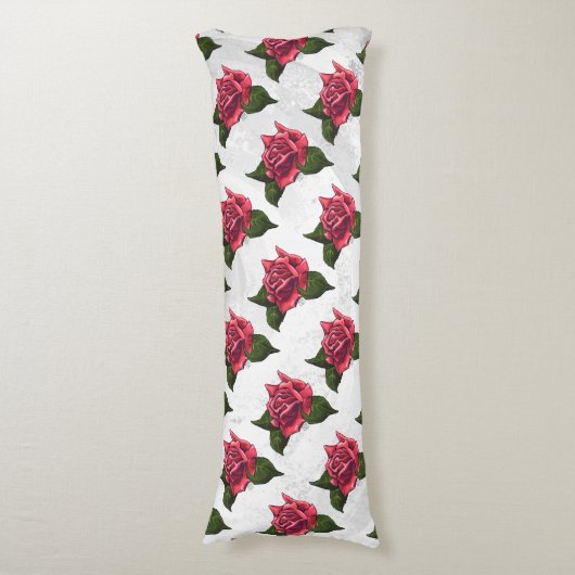 Coussins Longs Motif rose (Devant (Vertical))