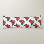 Coussins Longs Motif rose (Devant)
