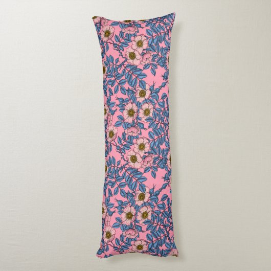 Coussins Longs Motif rose de chien (Dos (Vertical))