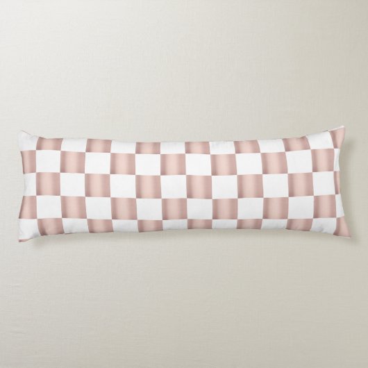 Coussins Longs Motif rose de tableau de bord rose or (Dos)