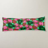 Coussins Longs Motif Rose du désert (Dos)