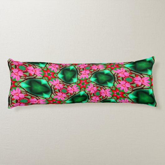 Coussins Longs Motif Rose du désert (Dos)