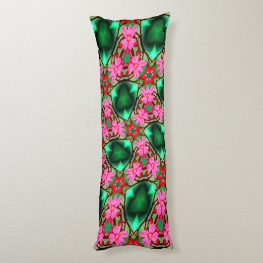 Coussins Longs Motif Rose du désert (Dos (Vertical))