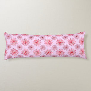 Coussins Longs Motif rose ornemental