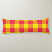 Coussins Longs Motif rouge orange jaune panier (Dos)
