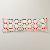 Coussins Longs Motif Ruban Mignon (Dos)