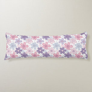 Coussins Longs Motif sans couture de fleurs Y2K