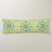 Coussins Longs Motif sans couture de plafond William Morris vert (Dos)