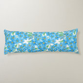 Coussins Longs Motif sans couture Myosotis (Dos)