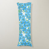 Coussins Longs Motif sans couture Myosotis (Devant (Vertical))