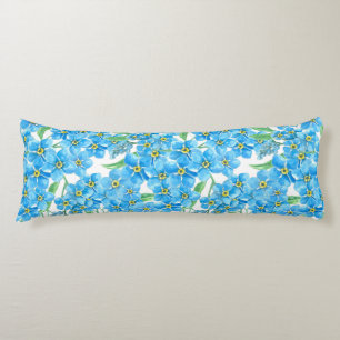 Coussins Longs Motif sans couture Myosotis
