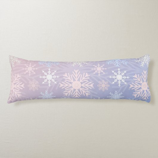 Coussins Longs Motif Snowflake (Devant)