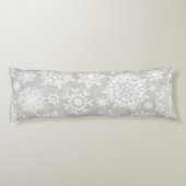 Coussins Longs Motif Snowflake (Dos)
